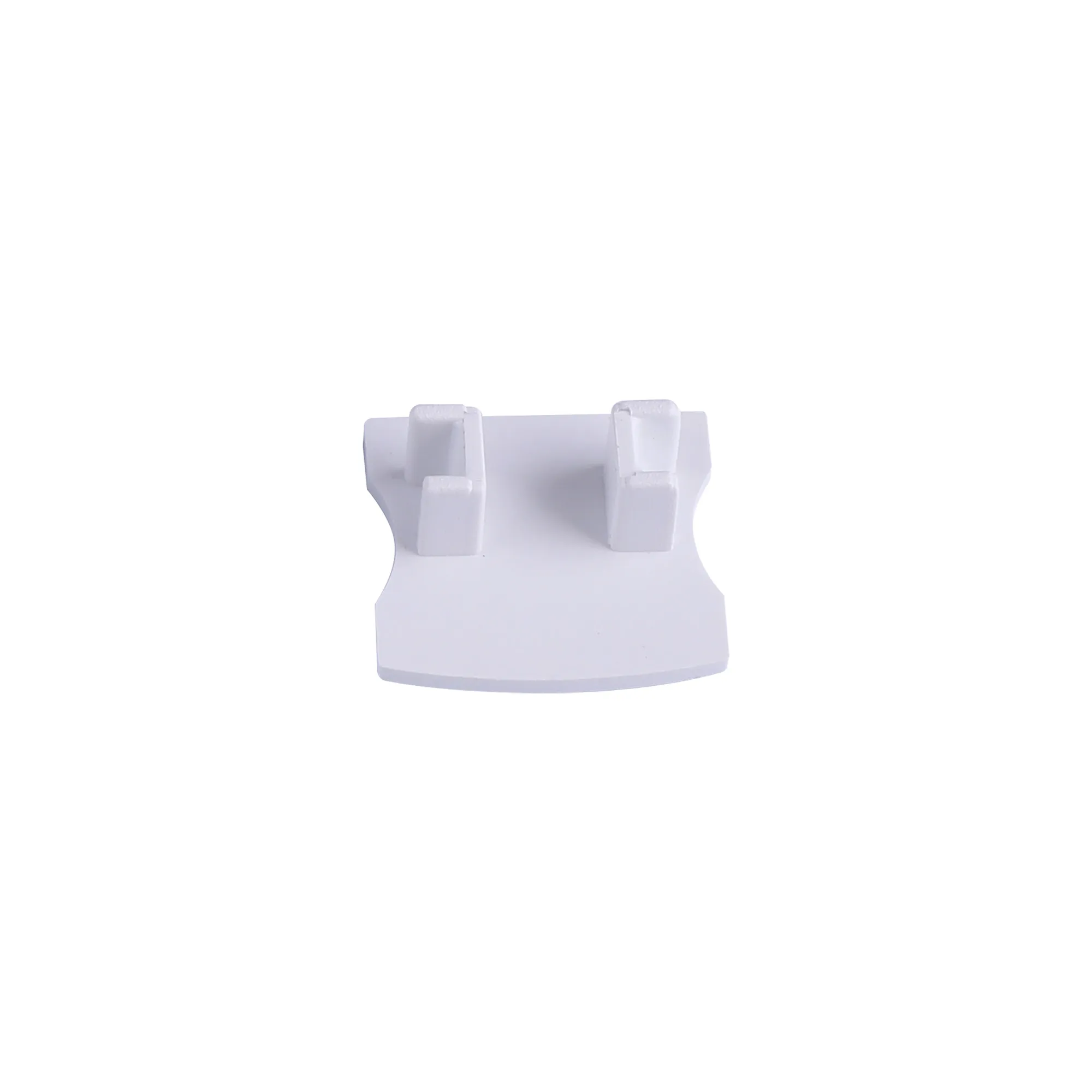 M7398  Tiras 17.3 x 15.7mm White Profile End Cap Without Hole (1pc) for M7392